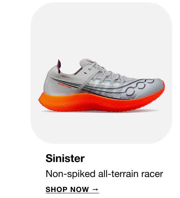 Sinister- Non-spiked all-terrain racer - Shop Now