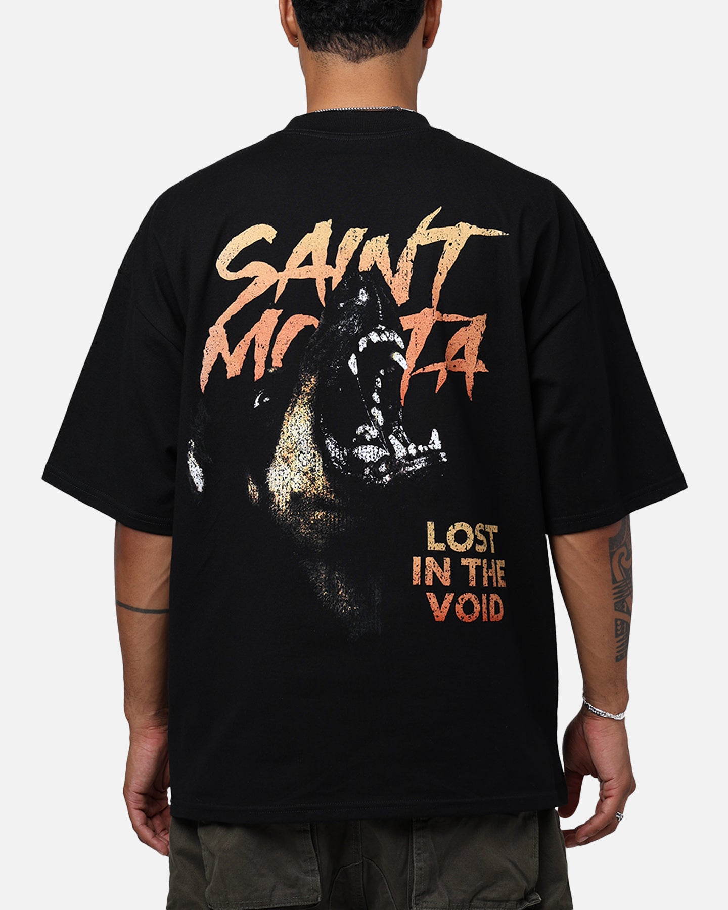 Image of Saint Morta Deranged Mock T-Shirt Black