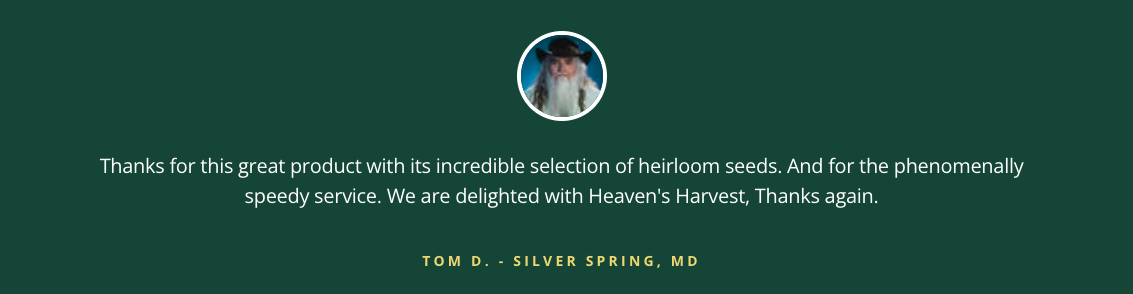 Heavens Harvest 5 Star Review