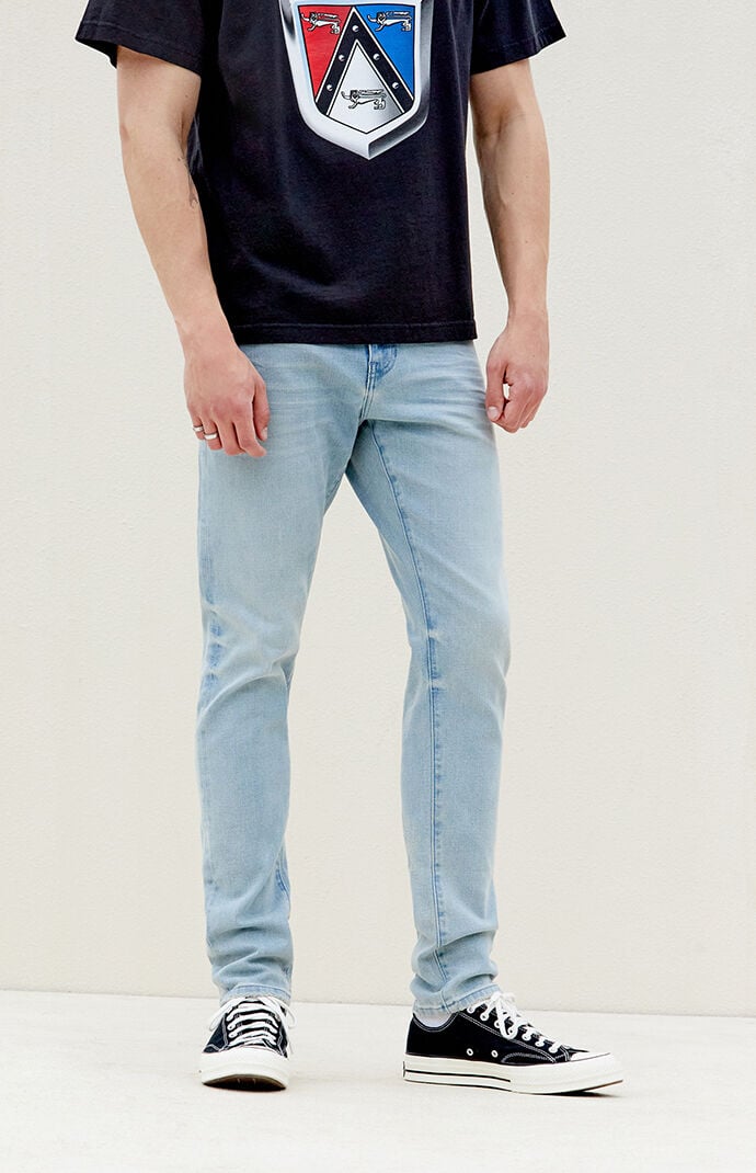 Image: Eco Comfort Stretch Light Indigo Slim Jeans