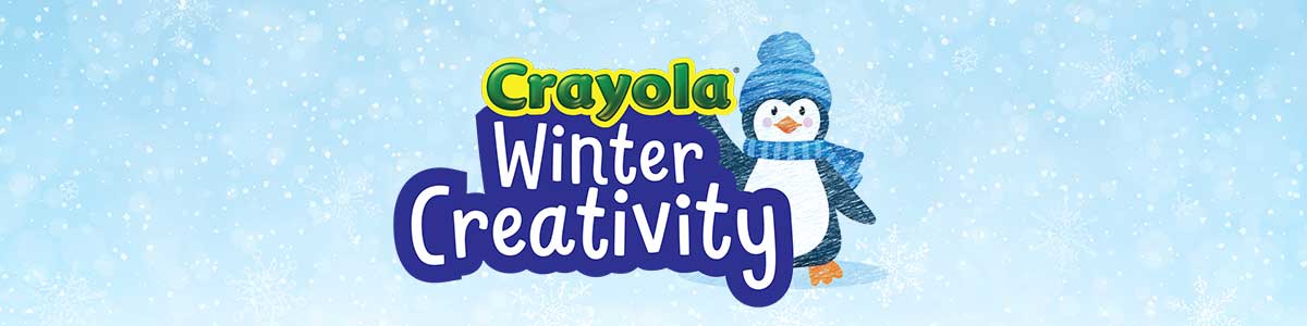 Crayola Winter Creativity with penguin