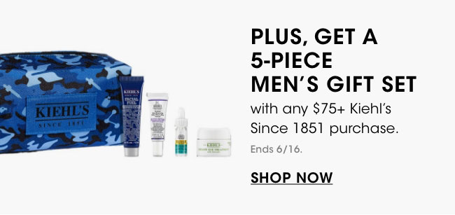 Get a free 5-piece men's gift set 