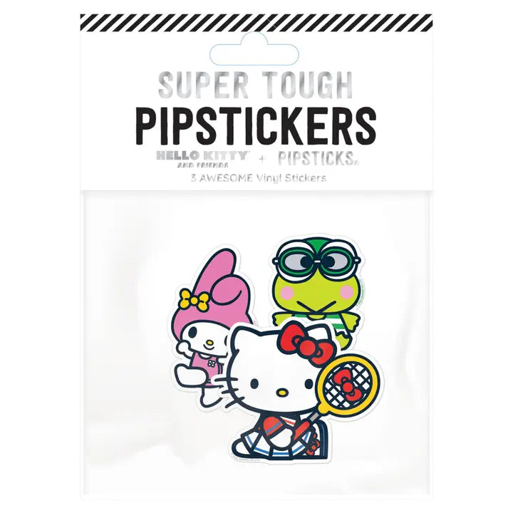 Pipsticks + Hello Kitty Get Active Vinyl Sticker Collection