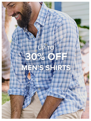 30% Off Men's Shirts