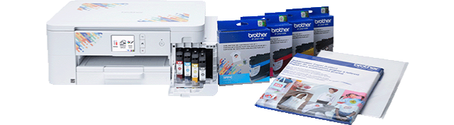 Brother Sublimation Printer, Paper & Full-Size Inks Bundle