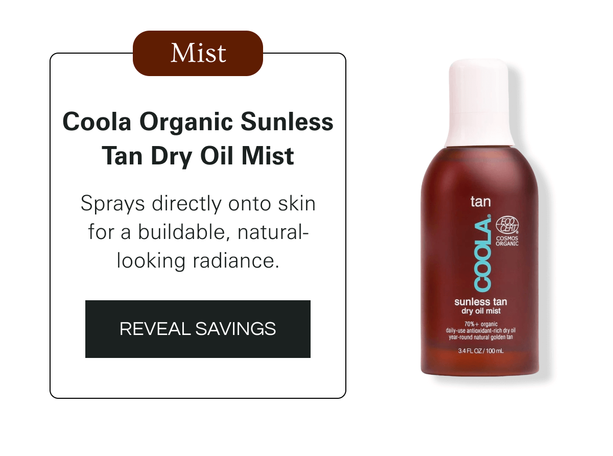 Coola Organic Sunless Tan Dry Oil Mist