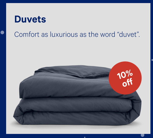 [10% OFF] >> Duvets >> 