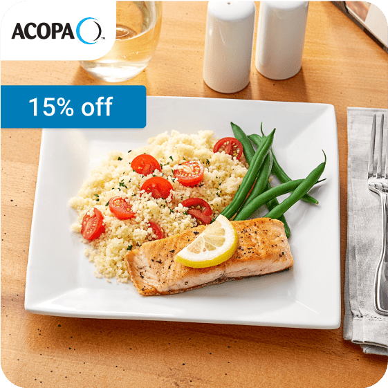 15% off Acopa Tableware