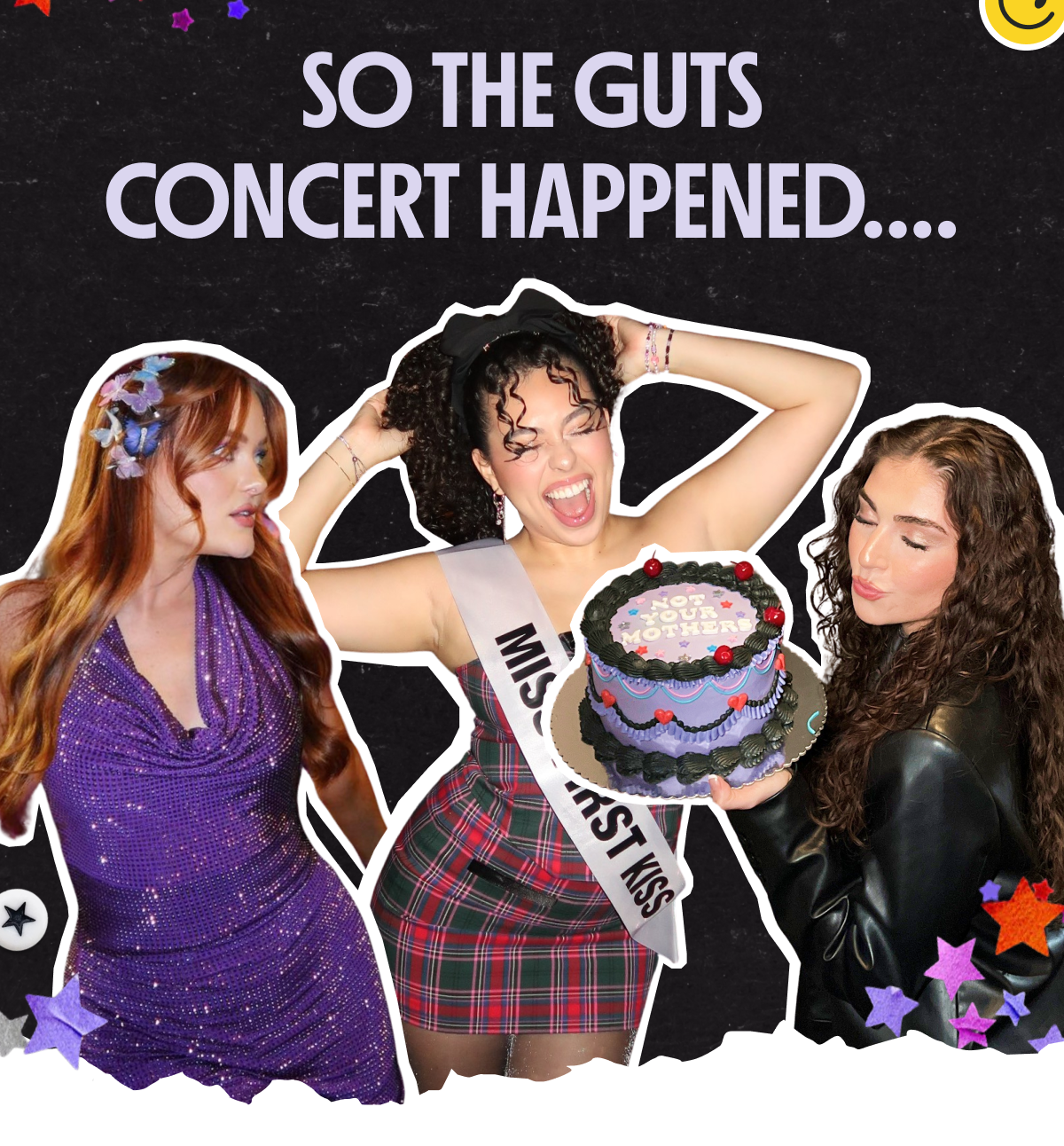 SO THE GUTS CONCERT HAPPENED….