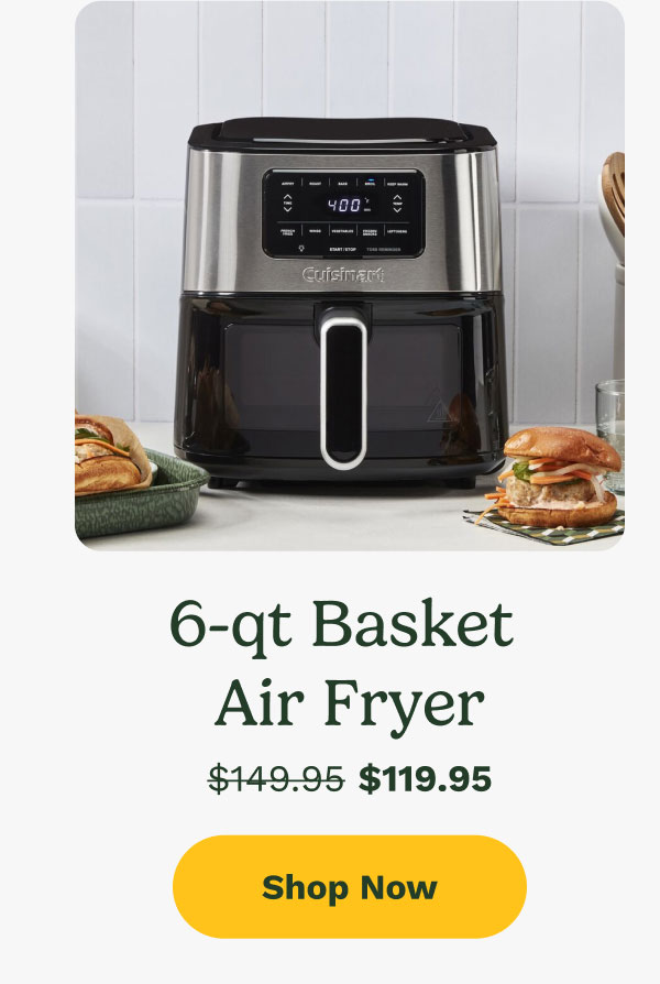 6-qt Basket Air Fryer