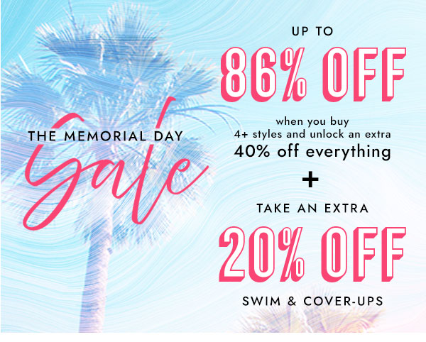 THE MEMORIAL DAY Sale