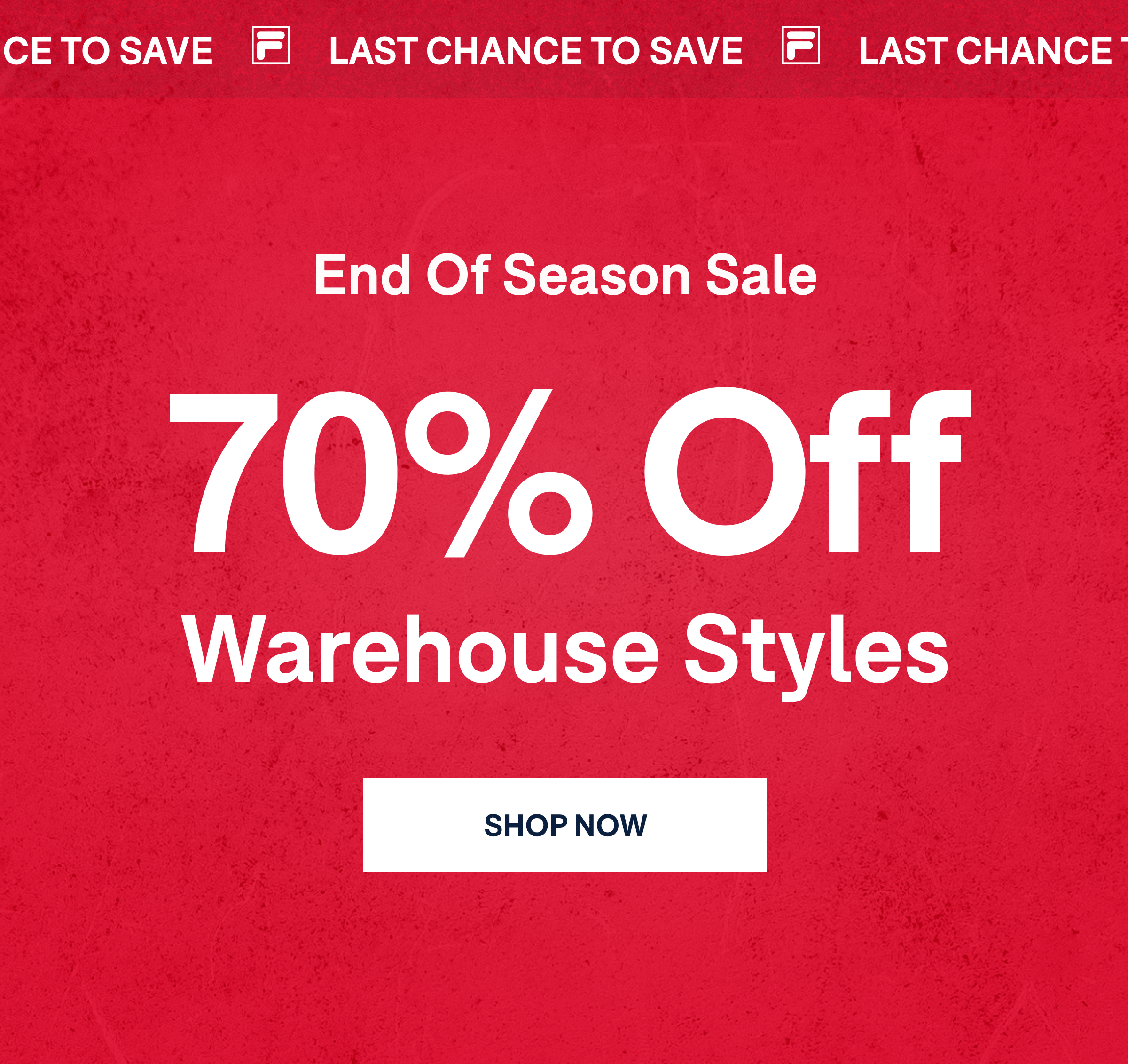 End Of Season Sale