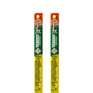 2 Slim Jim snack sticks