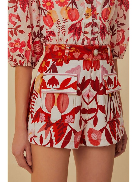 Image of Romantic Orchard Pocket Shorts