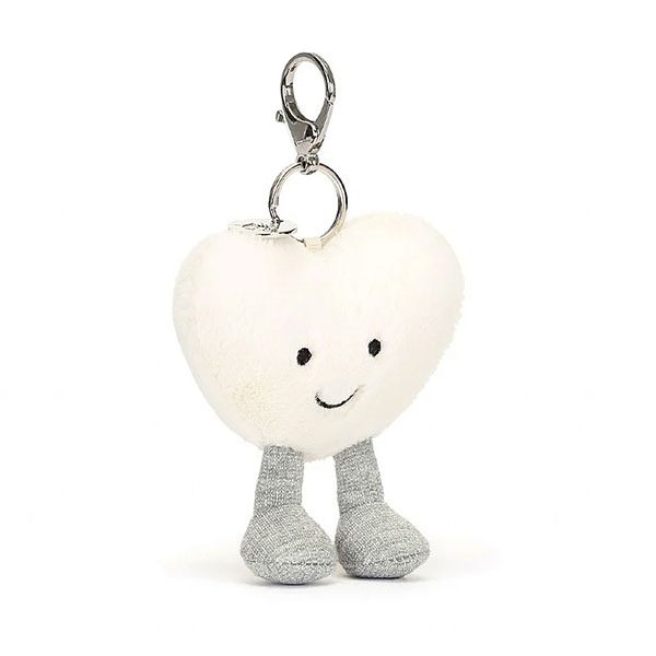 Amuseable-Cream-Heart-Bag-Charm