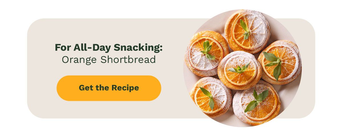 For All-Day Snacking: Orange Shortbread