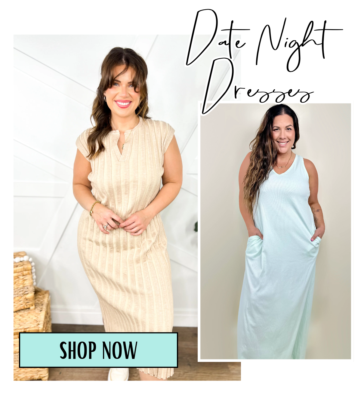 Date night dresses. Shop now