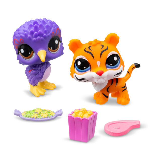 Littlest Pet Shop Pet Pairs Play Set - Kiwi #22 and Tiger #26