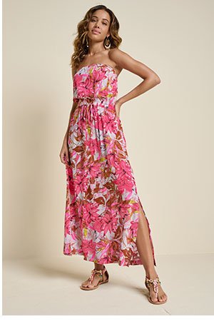 Strapless Maxi Dress