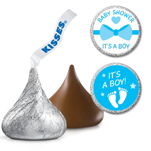 129284 - Hershey's Kisses Stickers - It's a Boy: 108-Piece Sheet