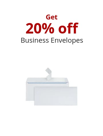 Get 20% off Business Envelopes