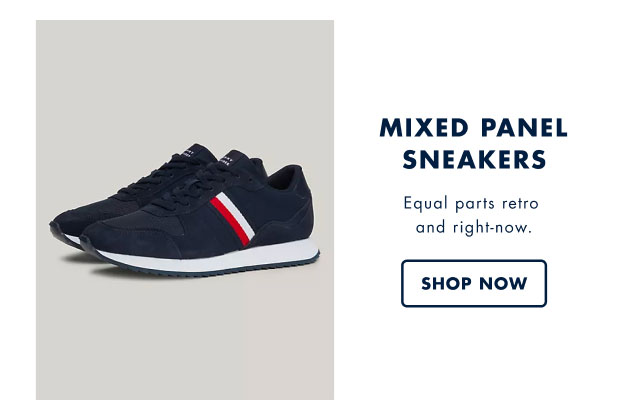 Mixed panel sneakers                                            Equal parts retro and right-now.                                            Shop now                                         