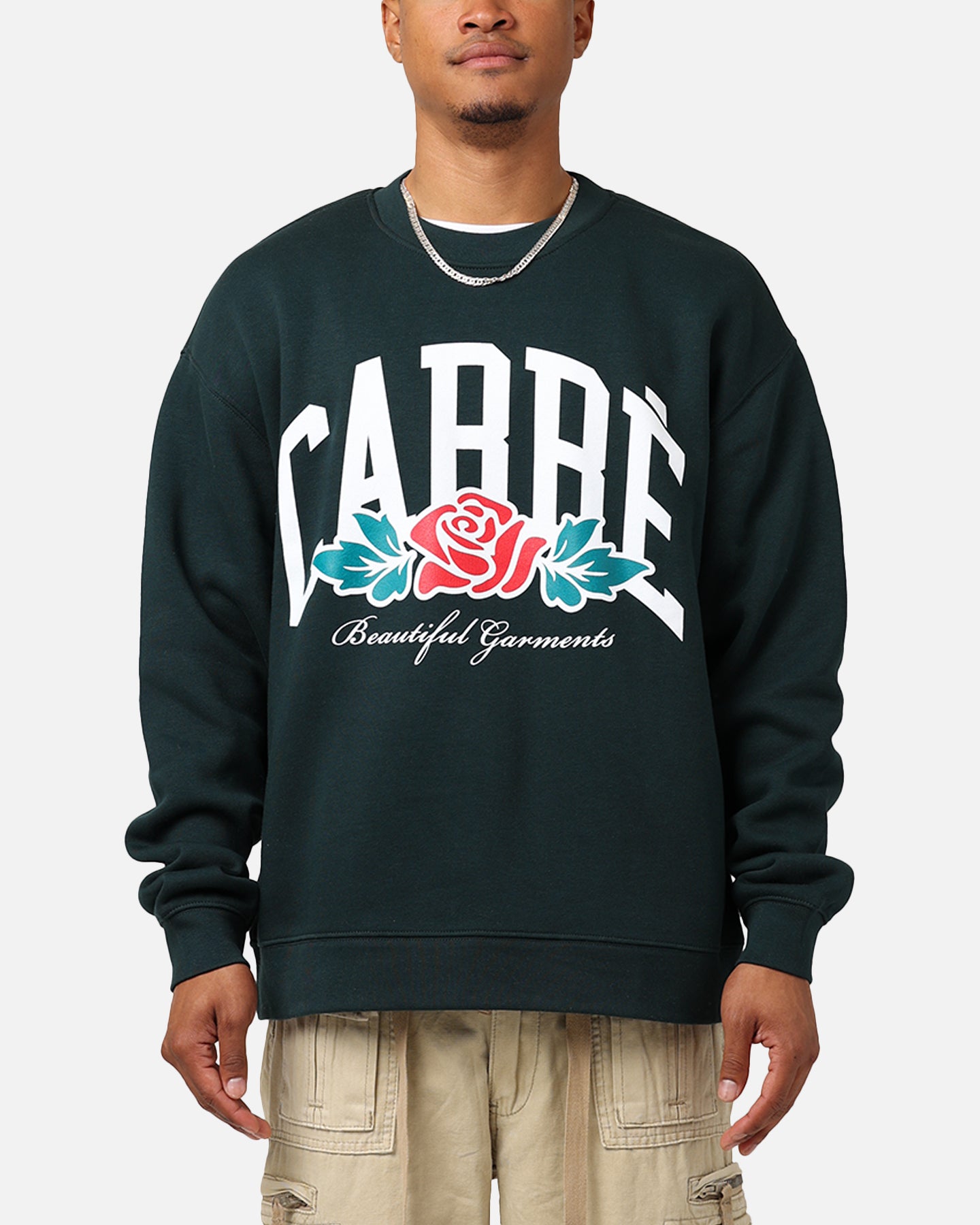 Image of Carré Rosey Crewneck Forest Green