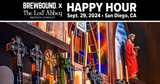 🍻 Brewbound x The Lost Abbey San Diego Happy Hour on Sept. 29