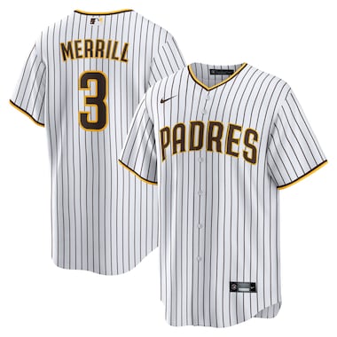  Nike Jackson Merrill White  Home Replica Jersey