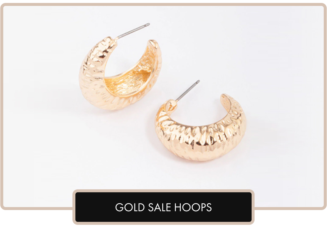 GOLD SALE HOOPS