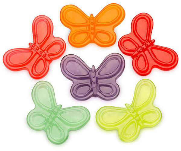 125810 - Albanese Gummy Butterflies Assortment: 5LB Bag