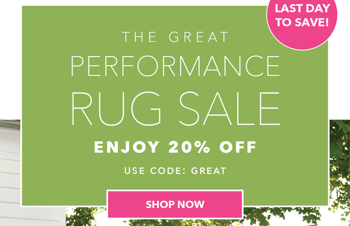 The Great Performance Rug Sale