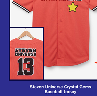 Steven Universe Crystal Gems Baseball Jersey