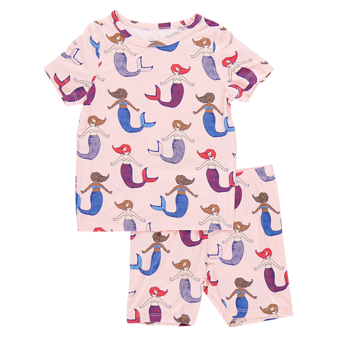 Image of Kids Bamboo PJ Set - Mystical Mermaids