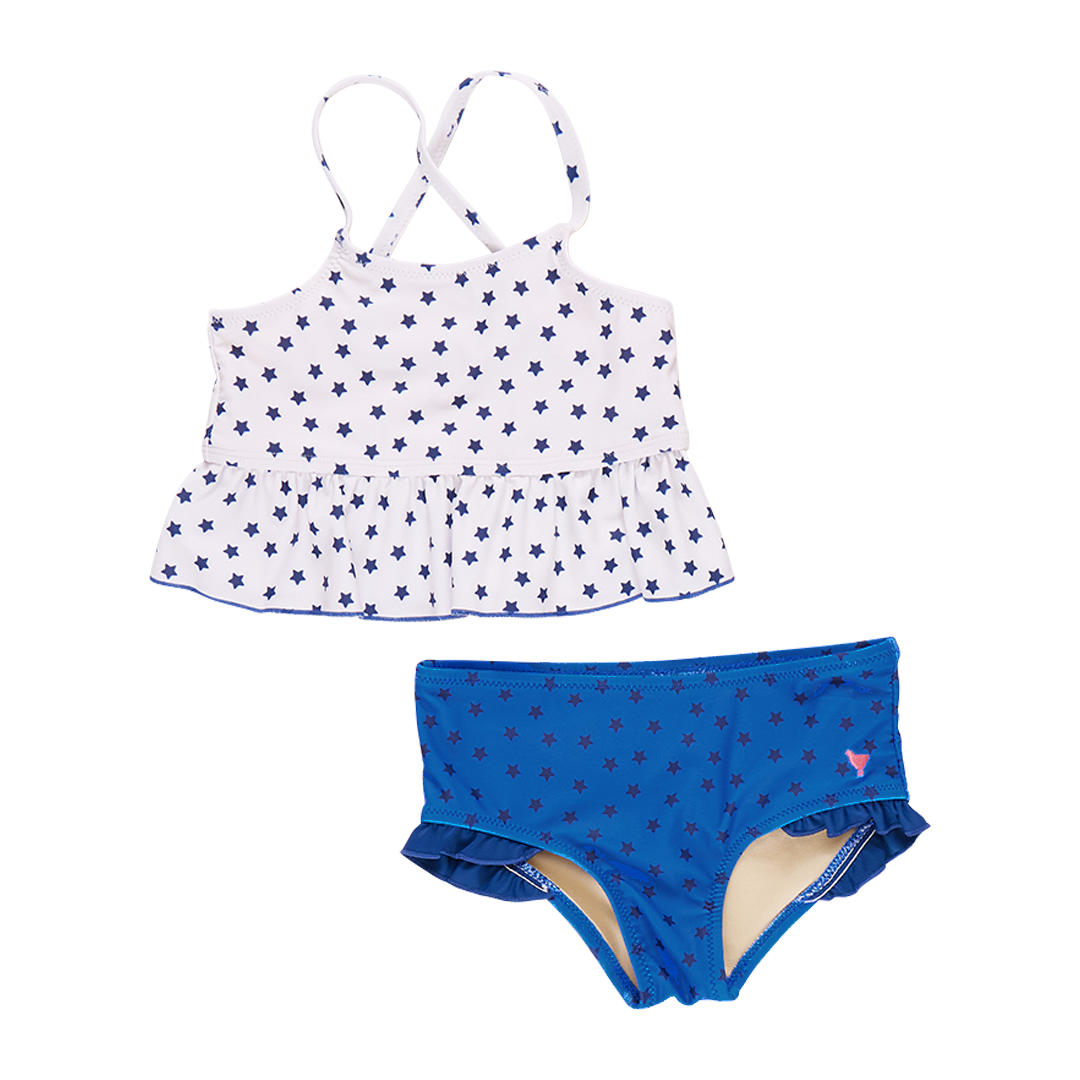 Image of Girls Joy Tankini - Mixed Ditsy Stars