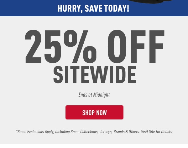 One Day Only >>> 25% Off NBA Styles