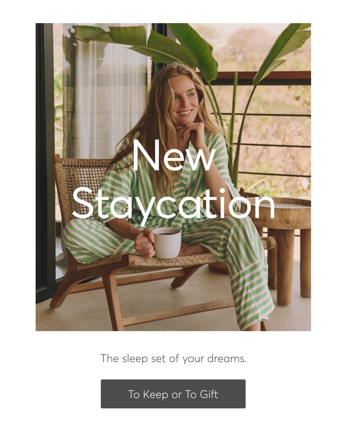 New Staycation. The sleep set of your dreams. To Keep or To Gift