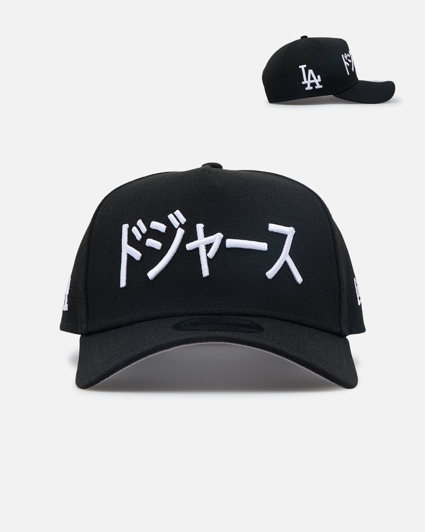 Image of New Era Los Angeles Dodgers "Japan Pack" Kanji  9FORTY A-Frame Snapback Black