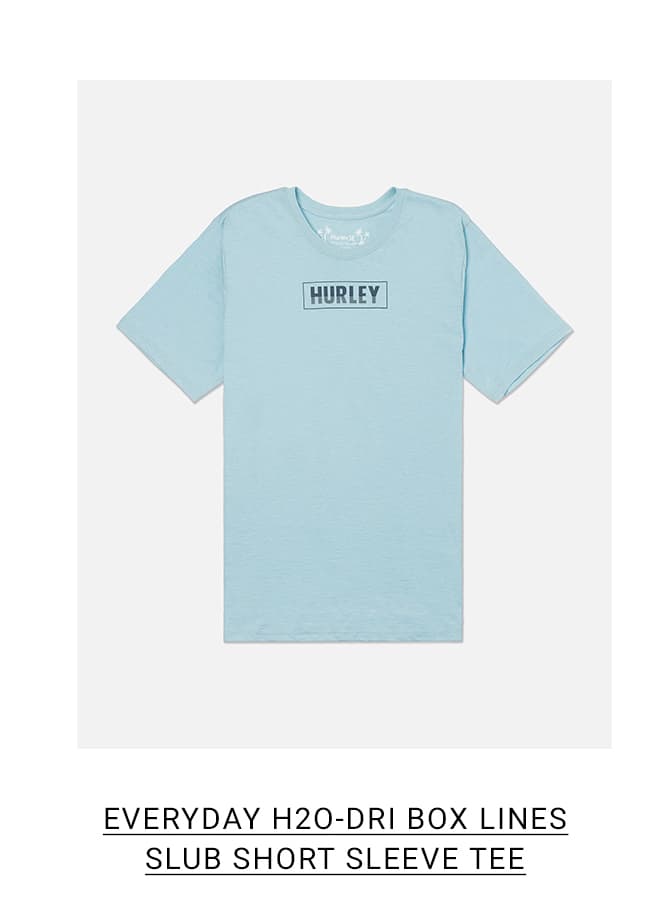 Everyday H2O-Dri Box Lines Slub Short Sleeve Tee