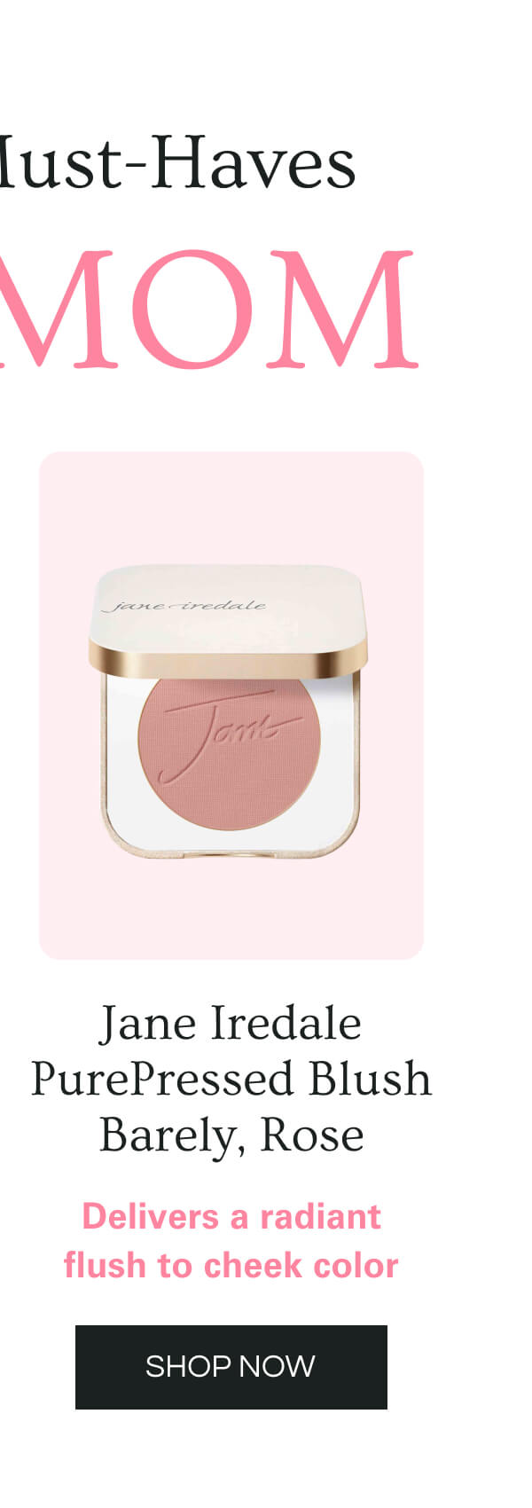 Jane Iredale PurePressed Blush Barely Rose