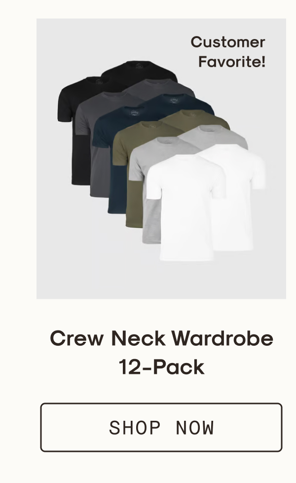 Crew Neck Wardrobe 12-Pack