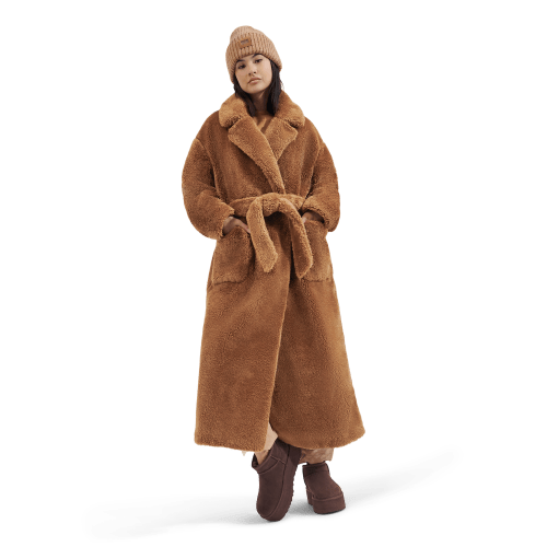 Alesandra Faux Fur Wrap Coat