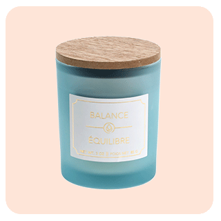 Frosted jar soothing candle