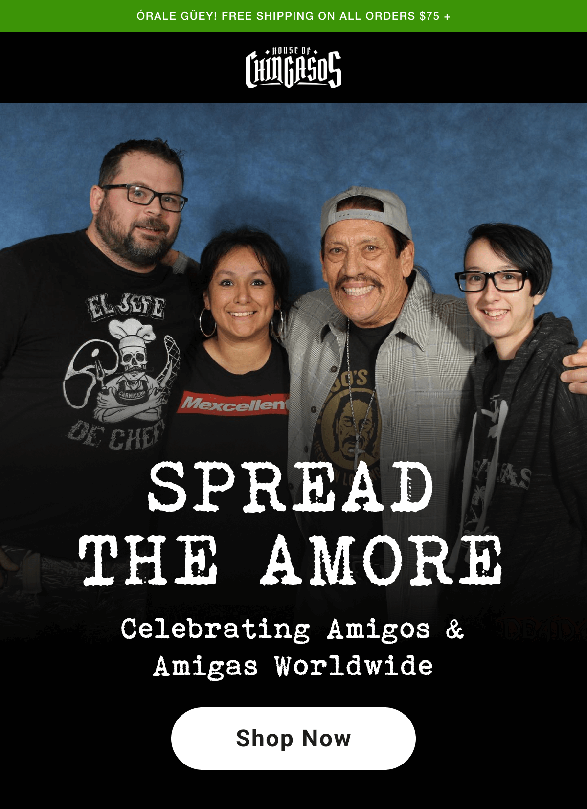 SPREAD THE AMORE Celebrating Amigos & Amigas worldwide | Shop Now