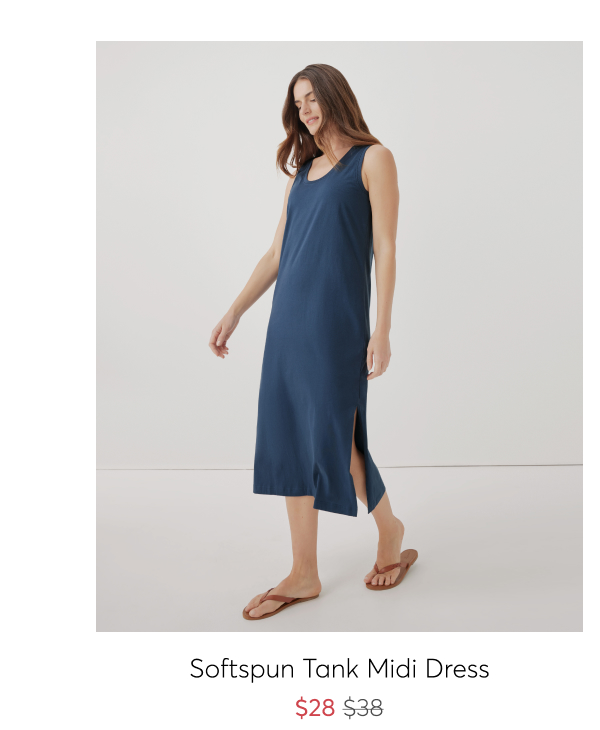 Softspun Tank Midi Dress - $28