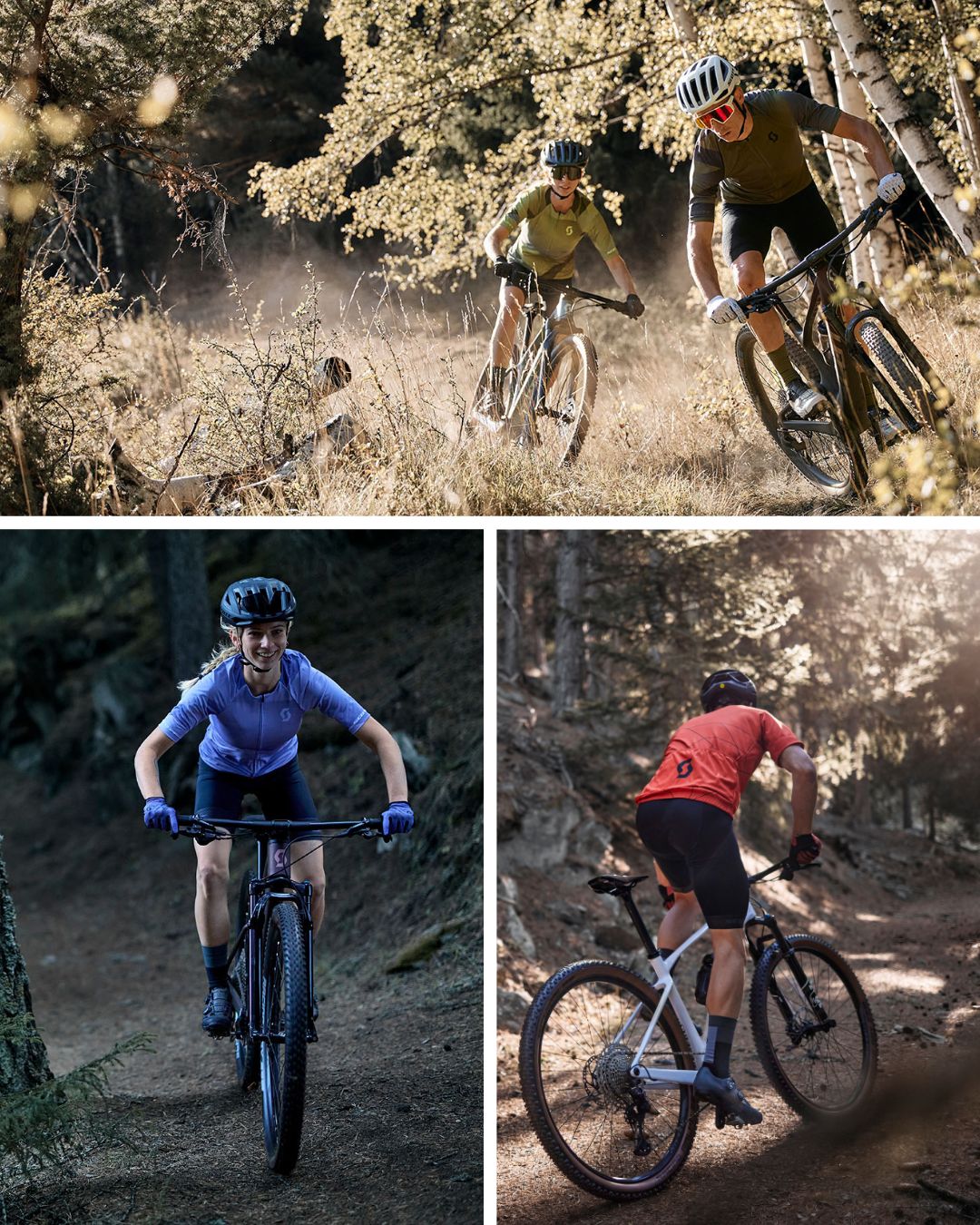 Guys riding with the SCOTT XC collection gear