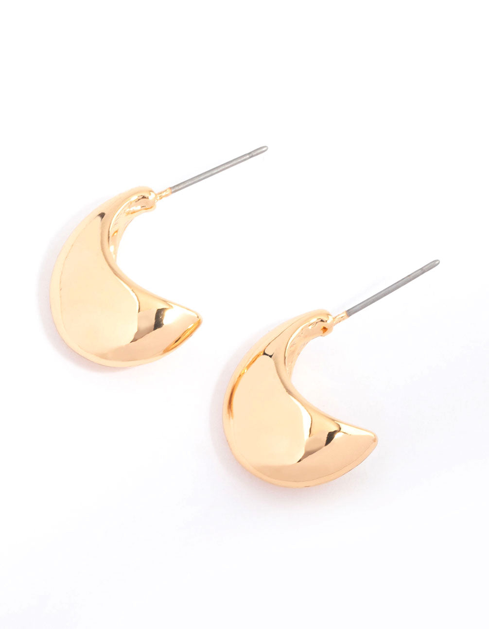 Image of Gold Mini Bubble Huggie Earrings & Polishing Set