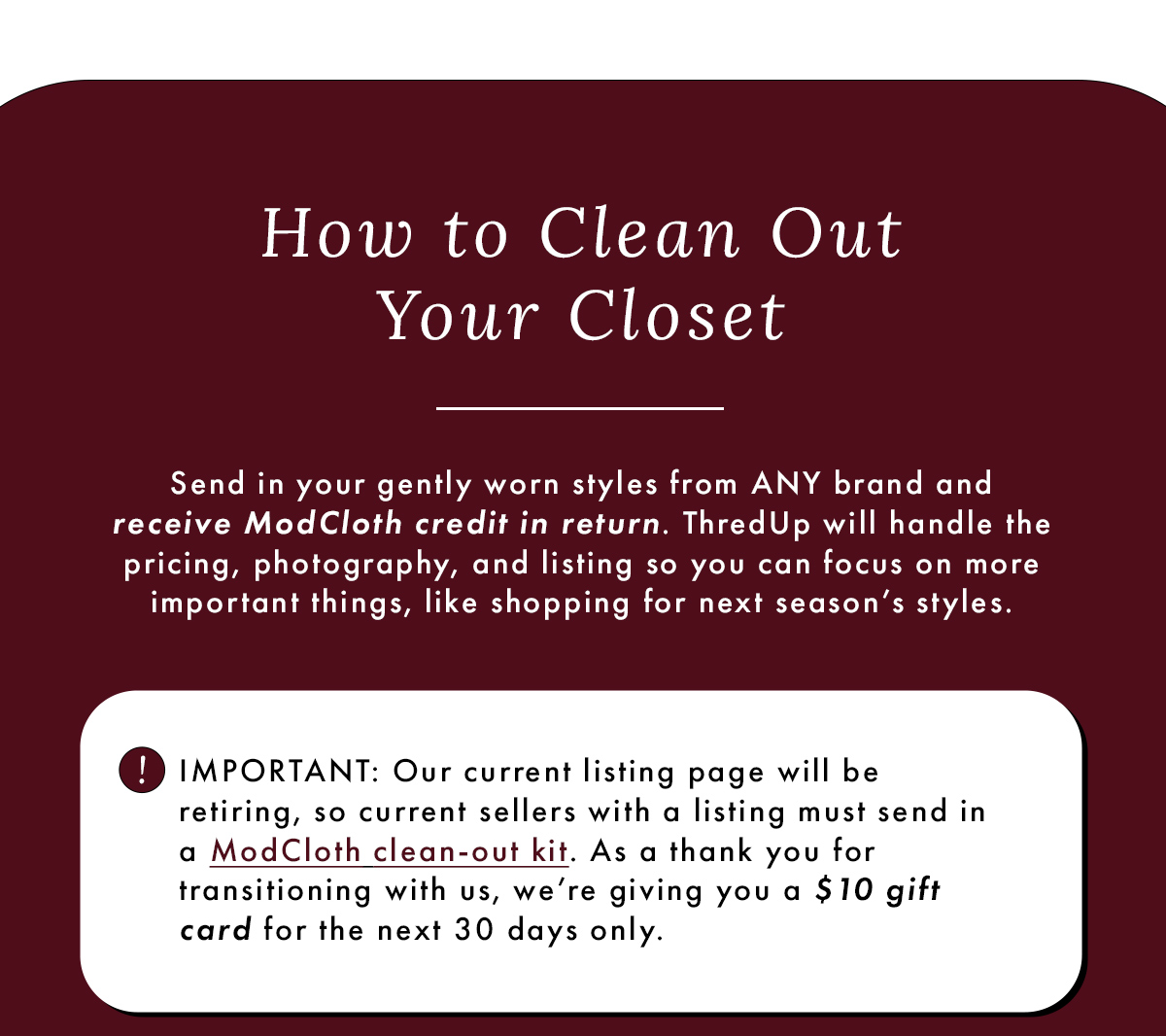 How to Clean Out Your Closet