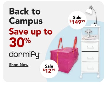  Up to 20% off Dormify