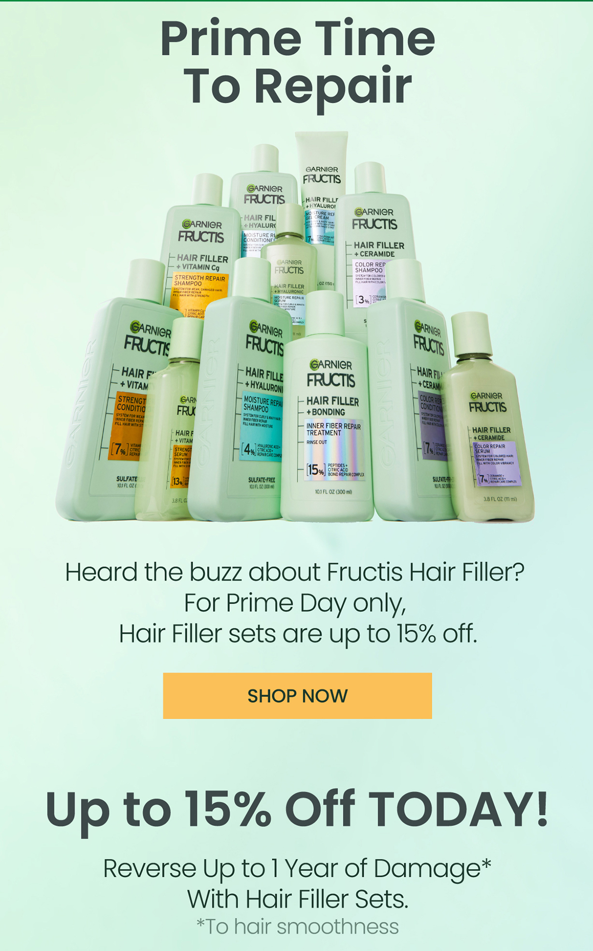 Shop Garnier Fructis Hair Filler